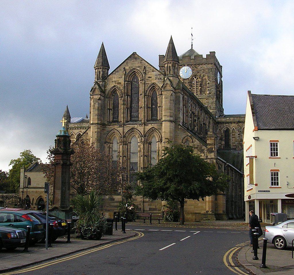 The stunning Gothic architecture of Hexham Abbey